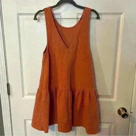 Free People Easy Street Mini Dress Size XS Color Orange - Picture 4 of 7
